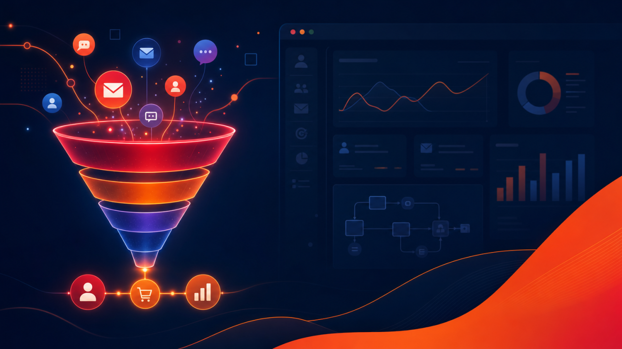 Plataforma Leadlovers automação marketing digital funil vendas